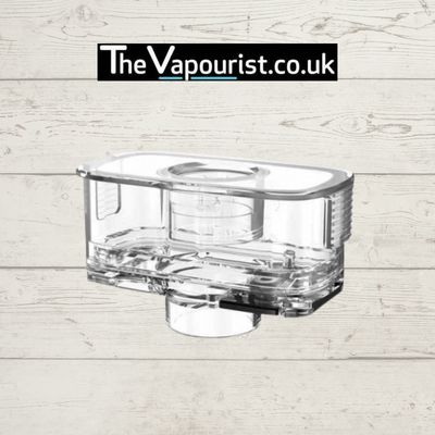 Aspire CloudFlask S Pod 5ml replacement pod for Aspire CloudFlask S device, transparent design with 5ml e-liquid capacity, ideal for vaping needs.
